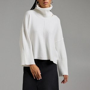 Pull col roulé amovible ECRU - BSB