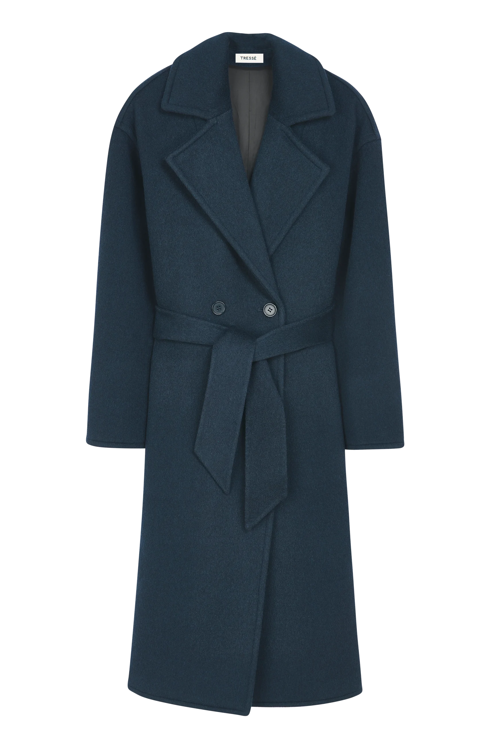 Manteau long en laine double face – Image 4
