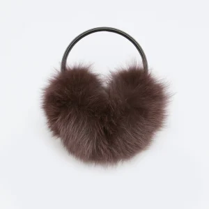 Cache-oreilles en fourrure de renard