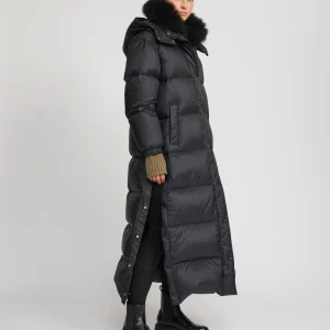 Doudoune extra-longue à capuche