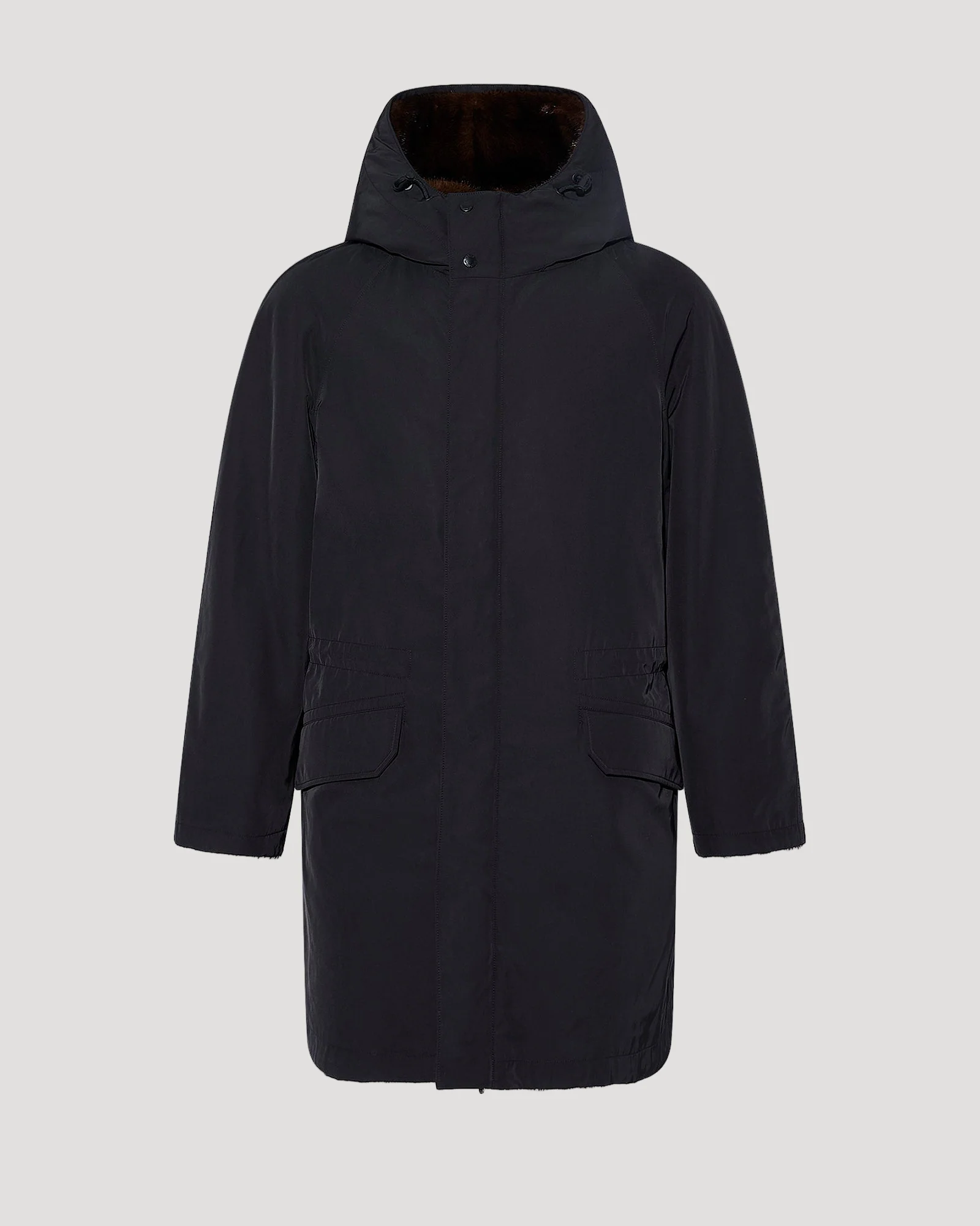 Parka longue réversible en tissu technique déperlant avec fourrure de vison – Image 6