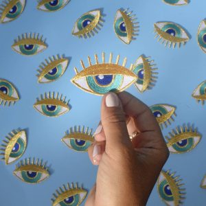 Patch Thermocollant Oeil Doré