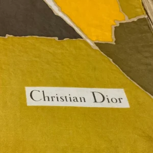 Foulard Carré Soie Christian Dior Ancien