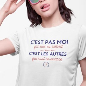 Crop-Top C&rsquo;est pas moi qui suis en retard