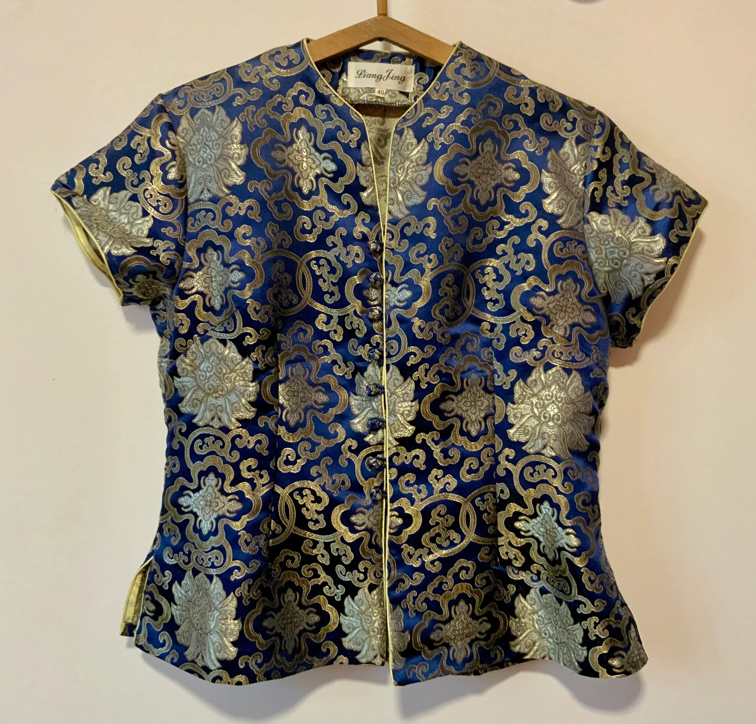 Chemise Chinoise Pure Soie Vintage – Image 3