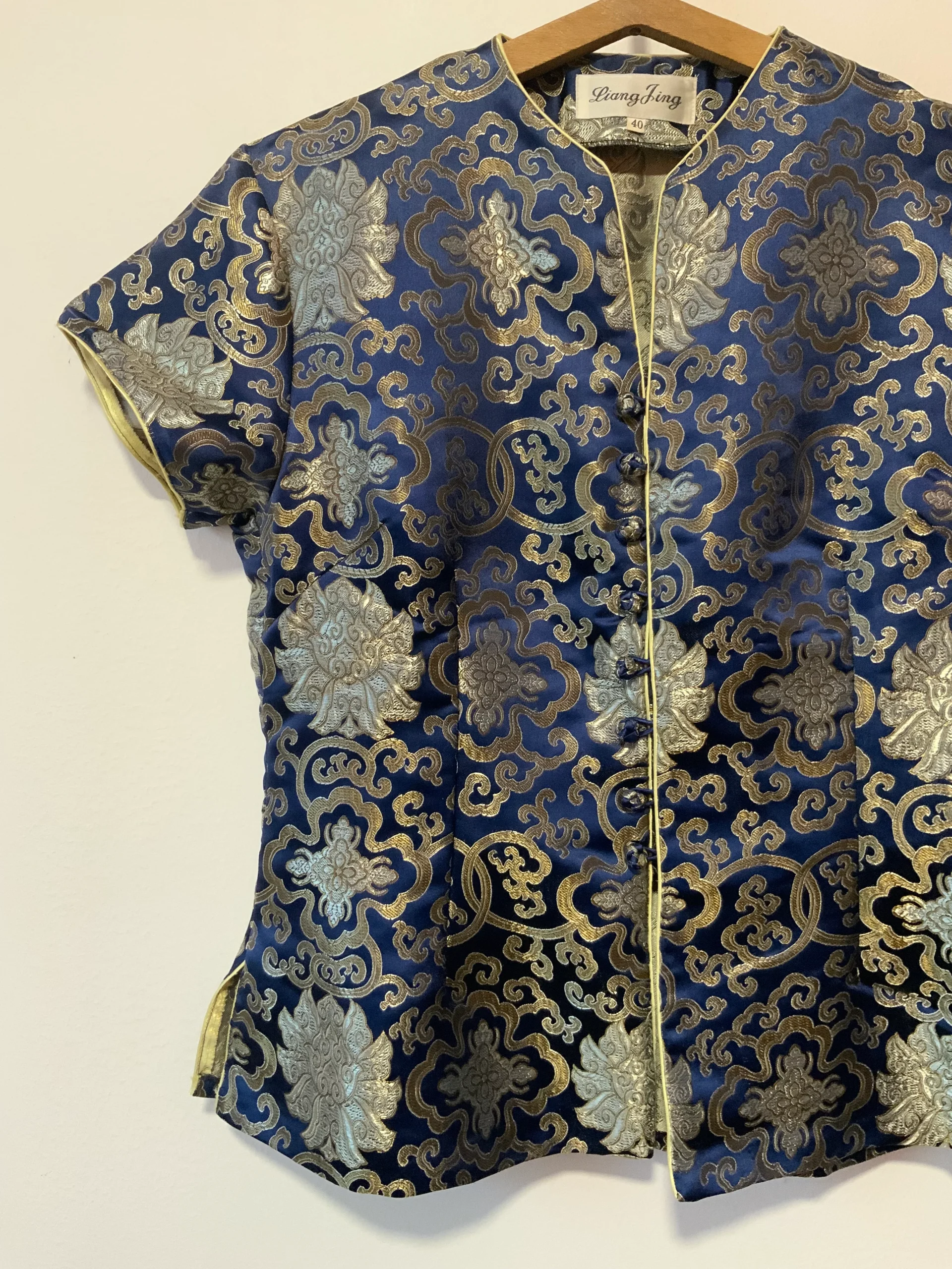 Chemise Chinoise Pure Soie Vintage – Image 7
