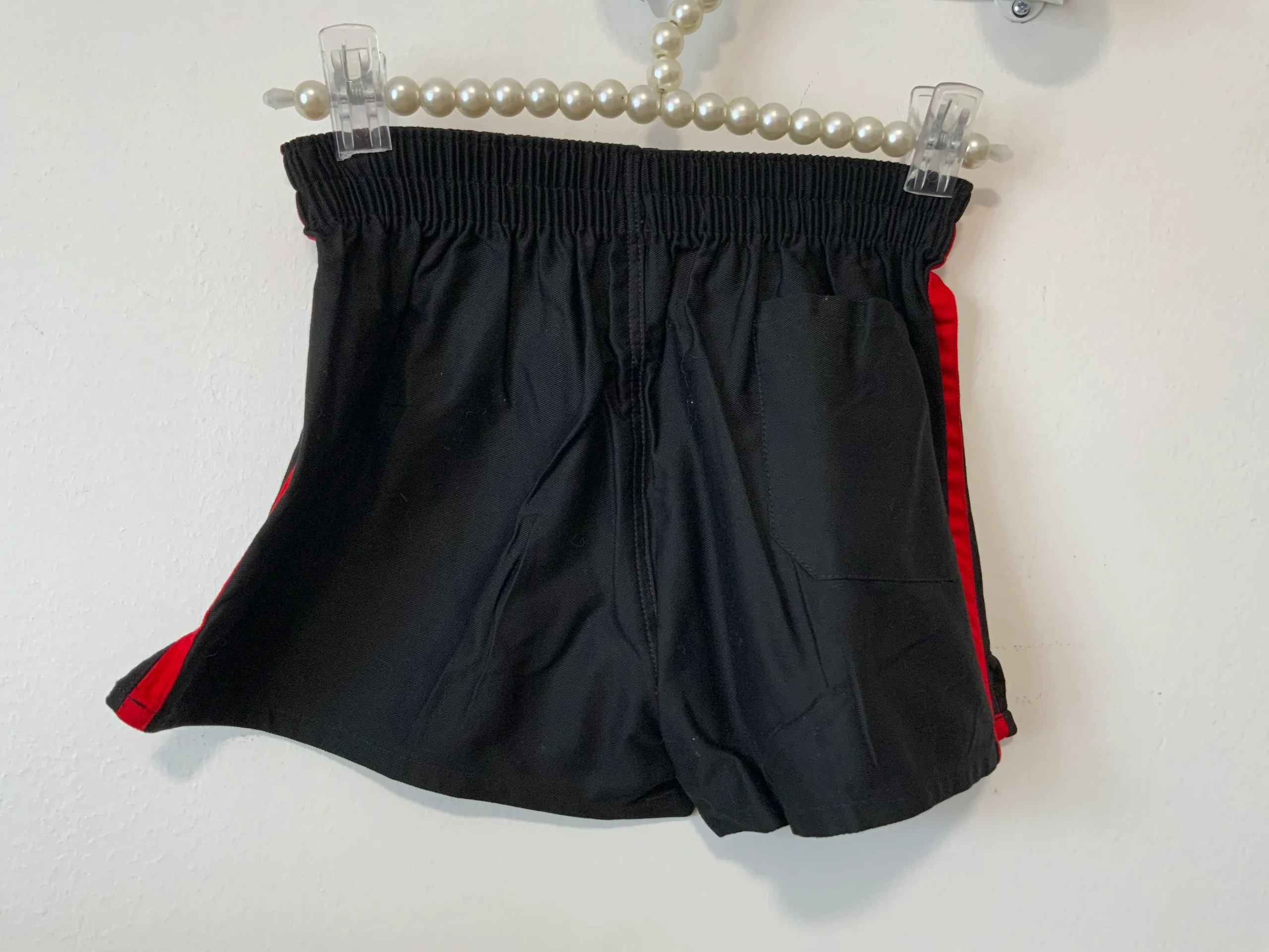 Short Vintage 1970/80 2 bandes rouges Deadstock – Image 4