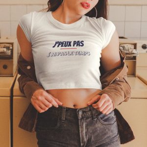 Crop-Top J&rsquo;peux pas j&rsquo;ai pas le temps