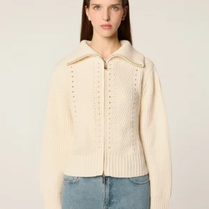 Cardigan zippé