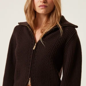Cardigan zippé