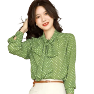 Blouse Col Lavallière