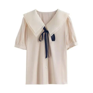 Blouse Lavallière Ivoire