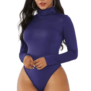 Body Manche Longue Femme  Bleu
