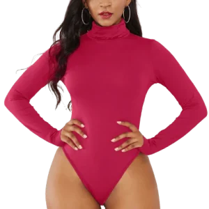 Body Manche Longue Femme  Fuchsia