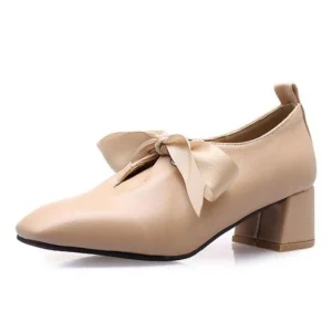 Chaussures Rétro Chic Beige