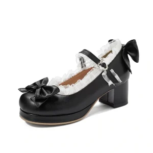 Chaussure Rétro Chic Noir