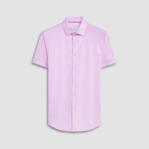 Bugatchi: Miles Pin Dot-Rose