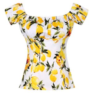 Haut Vintage  Lemon