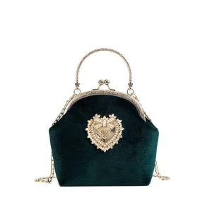 Sac à Main Vintage Chic  Vert